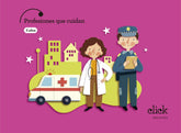 PROFESIONES SERVICIO PUBLICO 3AÑOS EI 25 CLICK | Varios Autores | 9788414063606 (Edelvives)